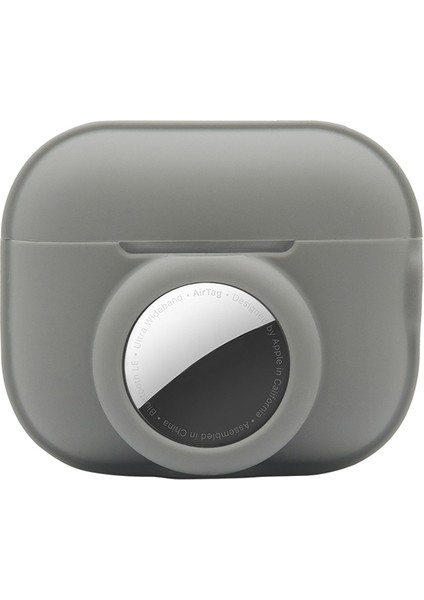 Airpods Pro 2 Airtag Için 2'si 1 Arada Silikon Koruyucu Kulaklık Kılıfı (Yurt Dışından)