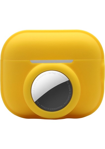 Airpods Pro 2 Airtag Için 2'si 1 Arada Silikon Koruyucu Kulaklık Kılıfı (Yurt Dışından)