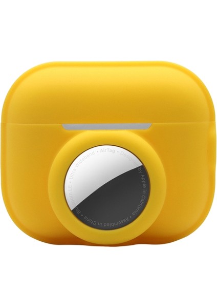 Airpods Pro 2 Airtag Için 2'si 1 Arada Silikon Koruyucu Kulaklık Kılıfı (Yurt Dışından)