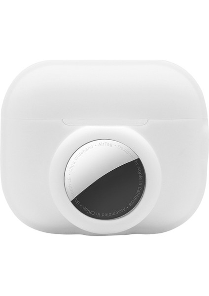 Airpods Pro 2 Airtag Için 2'si 1 Arada Silikon Koruyucu Kulaklık Kılıfı (Yurt Dışından)