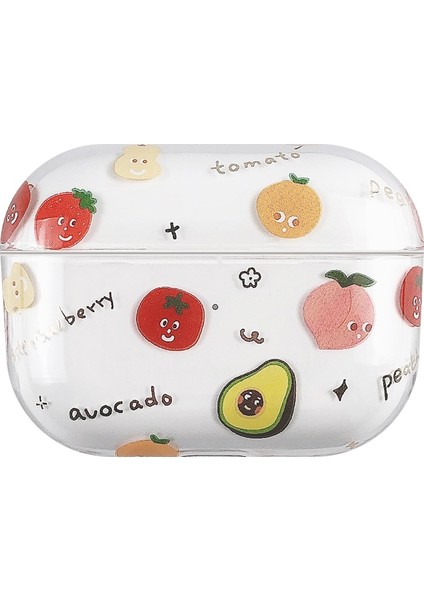 Airpods Pro 2 Için Meyve Desenli Pc Kulaklık Kılıfı (Yurt Dışından)