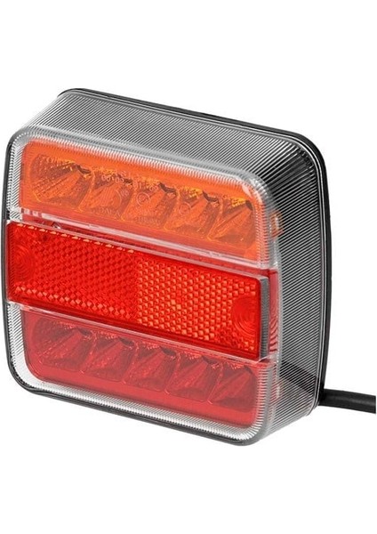 Mıknatıslı LED Römork Stop Lambası Seti 7 Pin Soketli 12V