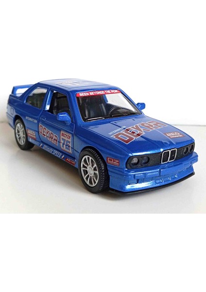 1:36 Ölçek Bmw M3 E 30 Dtm Sesli Işıklı Çek Bırak Metal Araba