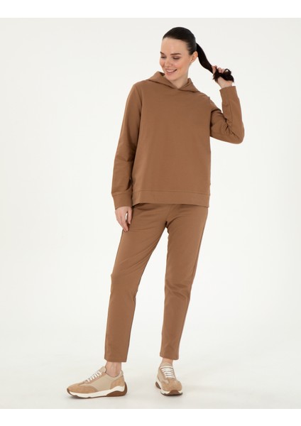 Kadın Coconut Oversize Kapüşonlu Sweatshirt 50308067-VR153