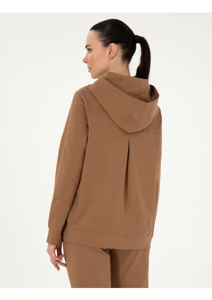 Kadın Coconut Oversize Kapüşonlu Sweatshirt 50308067-VR153