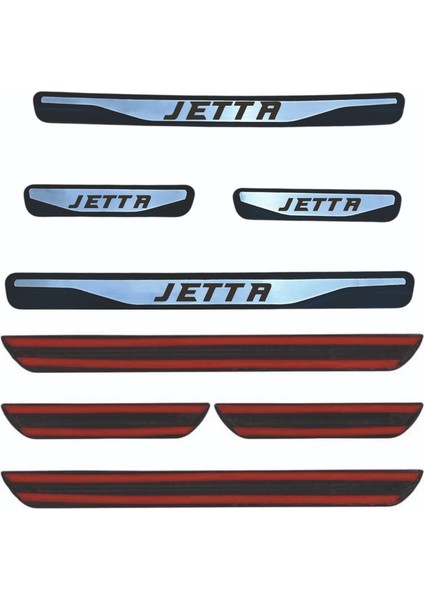 Jetta Kapı Eşiği 2005-2011 New Krom Kapı Eşiği 4 Parça Paslanmaz Çelik fiyatları