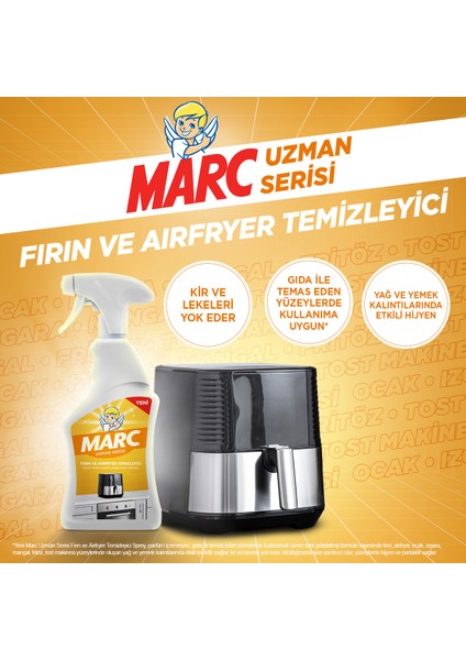 Uzman Serisi Fırın ve Airfryer Temizleyici Sprey 750ml