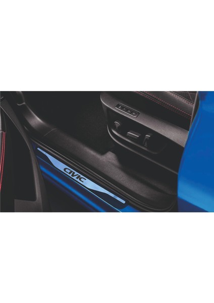 Civic Kapı Eşiği 2016-2021 New Krom Kapı Eşiği 4 Parça Paslanmaz Çelik fırsatları