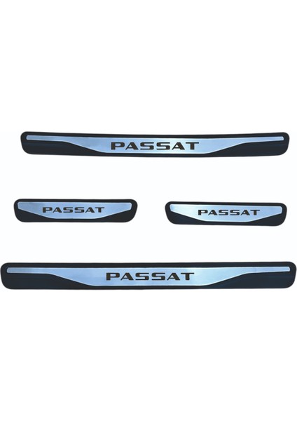 Passat B7 Kapı Eşiği 2012-2014 New Krom Kapı Eşiği 4 Parça Paslanmaz Çelik