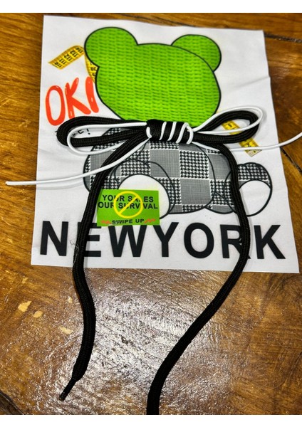 23X20 cm Fiyonk Ipli Newyork Yazılı Ayı Arma Dikiş Aplike fiyatları