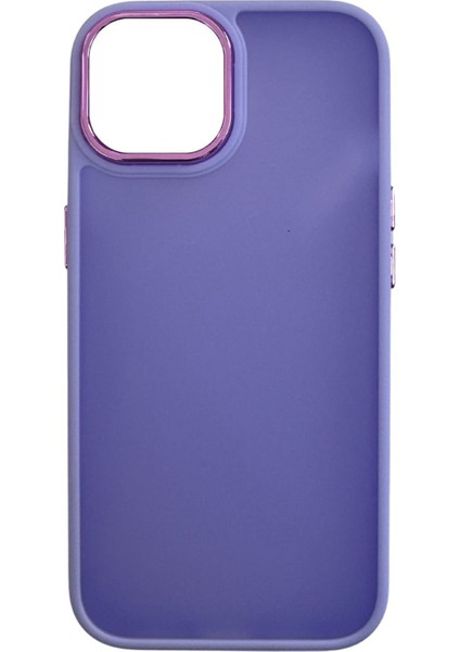 iPhone 15 Uyumlu Kalkan Serisi Mat Yüzeyli Sert Silikon Telefon Kılıfı