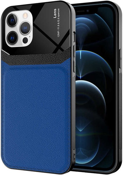Apple iPhone 12 Pro Uyumlu ​zore Emiks Kapak-Lacivert