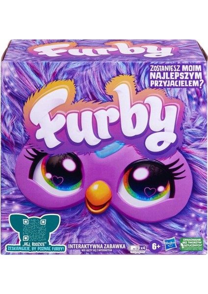 F6743 Furby Mor Interaktif Peluş