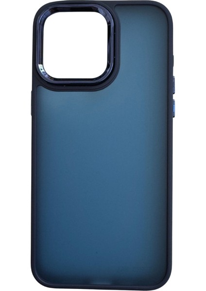 iPhone 15 Pro Max Uyumlu Kalkan Serisi Mat Yüzeyli Sert Silikon Telefon Kılıfı