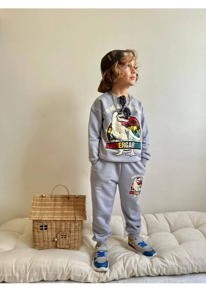 Dinazor Baskılı Erkek Çocuk Takım