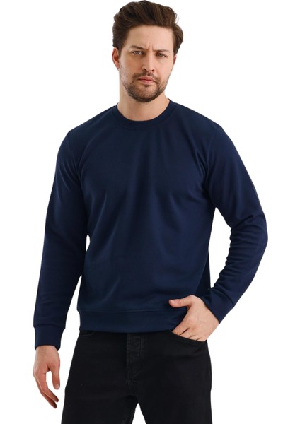 Unısex Sıfır Yaka Sweat