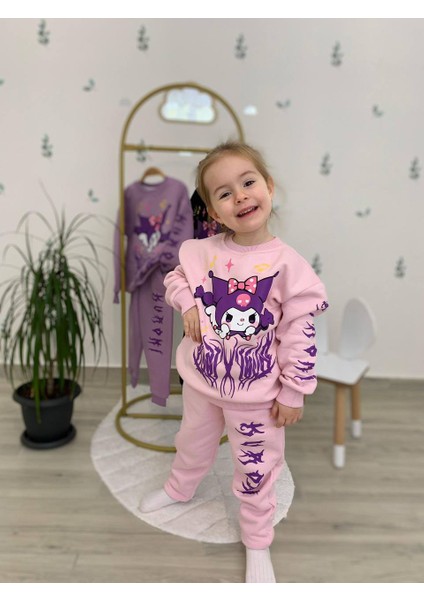 Yigit Butik Karakter Baskılı Kız Çocuk Alt Üst Takım