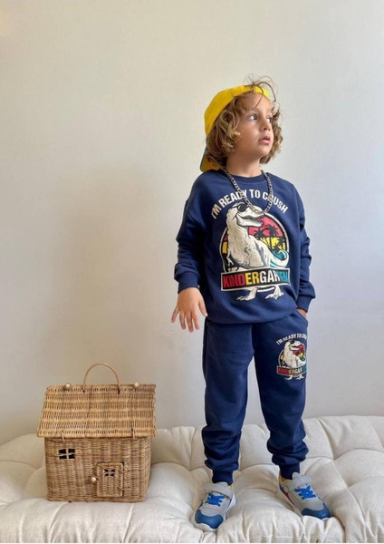Dinazor Baskılı Erkek Çocuk Takım