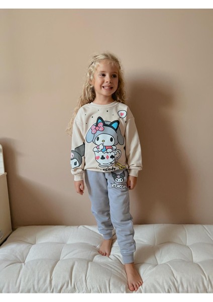 Kuromi Baskılı Kız Çocuk Takım modelleri