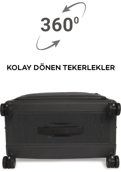Katlanır Valiz Antrasit 20 Inç