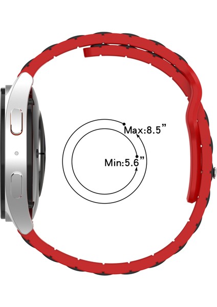 Xiaomi Watch 22MM Için Iki Renkli I-Şekilli Silikon Kayış (Yurt Dışından) modelleri