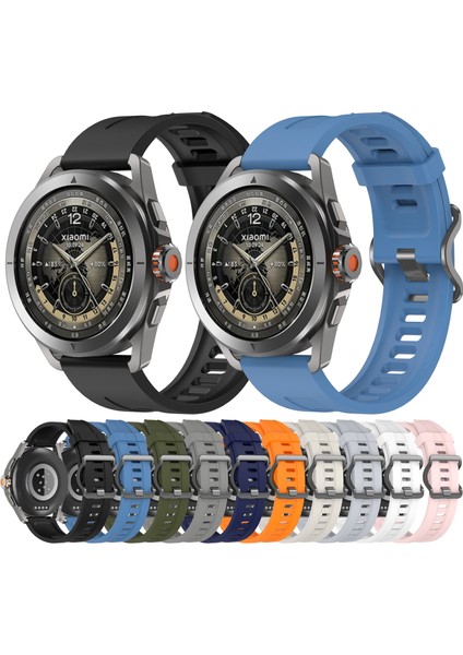 Xiaomi Watch S4 Için Spor Oluk Tarzı Silikon Kayış (Yurt Dışından) indirimleri
