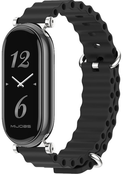 Mıjobs Xiaomi Mi Band 8 9 9 Nfc Için Gt4 Deniz Silikon Kayışı (Yurt Dışından)