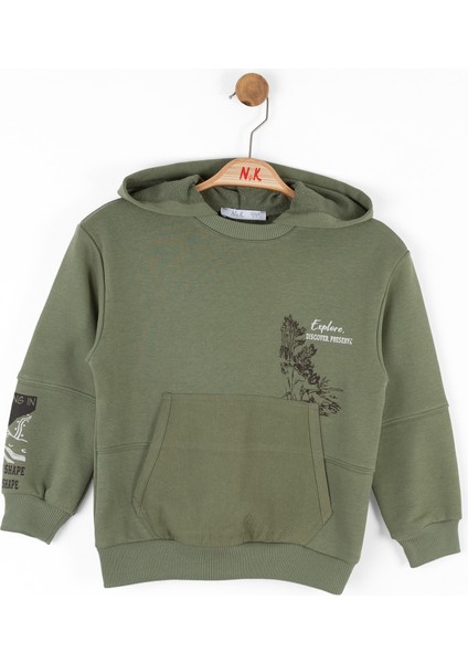 47508 Erkek Çocuk Haki Explore Sweat fırsatları