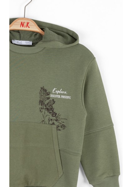 47508 Erkek Çocuk Haki Explore Sweat indirimleri