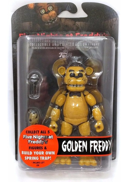 Action Figure Five Nights At Freddys 5" Articulated Gold Freddy