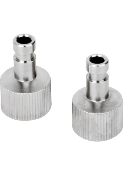 2 Metal Airbrush Hıı Bağlantı Çoğaltıcı Hortum Örü Serbest Bırakma Adaptörü 1/8 (Yurt Dışından)