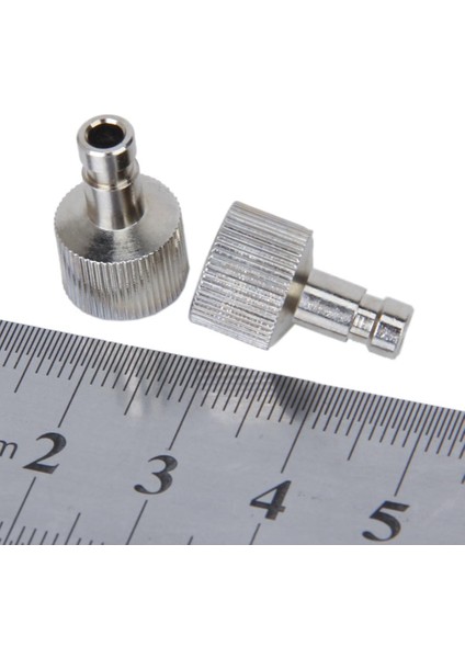 2 Metal Airbrush Hıı Bağlantı Çoğaltıcı Hortum Örü Serbest Bırakma Adaptörü 1/8 (Yurt Dışından) indirimleri