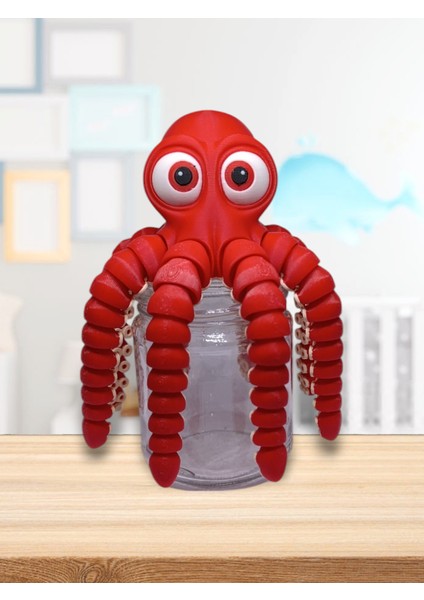 Oyuncak Ahtapot (Büyük) Hareketli 20X20X6 cm 1 Adet fiyatları
