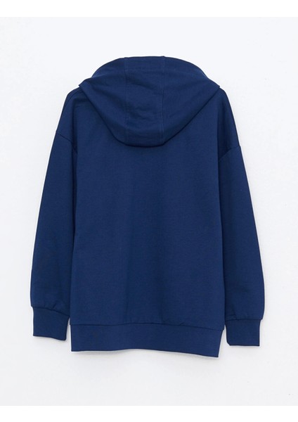 Lcw Kids Lacivert Kapüşonlu Baskılı Uzun Kollu Erkek Çocuk Sweatshirt fiyatları