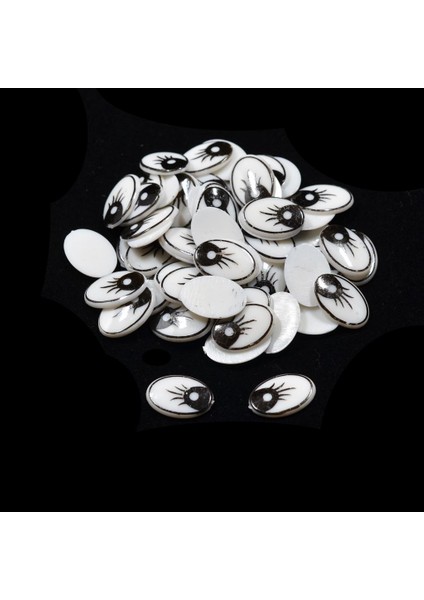 30 Çift Karikatür Düz Zanaat Dıy 14X19MM (Yurt Dışından) modelleri