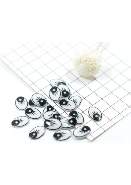 30 Çift Karikatür Düz Zanaat Dıy 14X19MM (Yurt Dışından) fırsatları