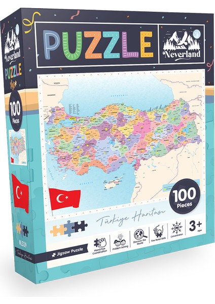 100 Parça - Türkiye Haritası