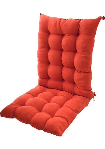 Yemek Sandalyesi Minderi, Polyester Oturma Minderi, Sandalye Matı, Dahili Ped, Turuncu (Yurt Dışından)