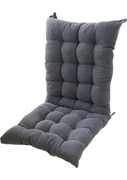 Yemek Sandalyesi Minderi Polyester Oturma Minderi Masa Sandalyesi Yemek Odası Gri (Yurt Dışından)