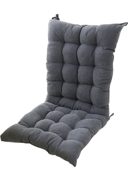 Yemek Sandalyesi Minderi Polyester Oturma Minderi Masa Sandalyesi Yemek Odası Gri (Yurt Dışından)