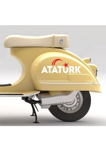 Atatürk Ay Yıldız Sticker Araba Oto Motosiklet Karavan Sticker Etiket 00622 fiyatları