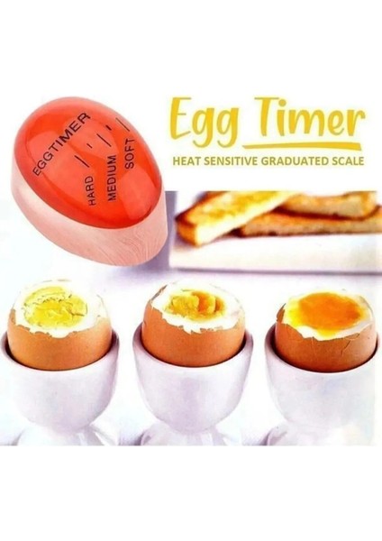 Yumurta Zamanlayıcı Egg Timer Pişirme Haşlama Süresi Aparatı Zaman Ayarlamalı