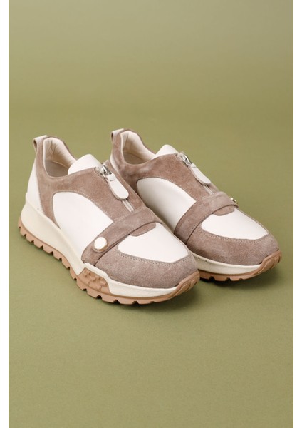 Robigo Kadın Hakiki Deri Bej Spor Ayakkabı indirimleri