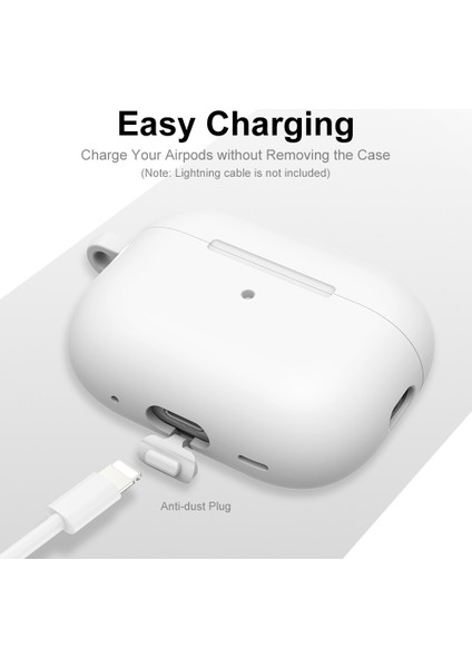 Apple Pro 2 2022 Için Kalınlaştırılmış Silikon Kılıf (Yurt Dışından) fırsatları