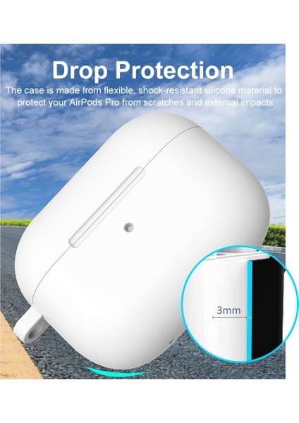 Apple Pro 2 2022 Için Kalınlaştırılmış Silikon Kılıf (Yurt Dışından) indirimleri