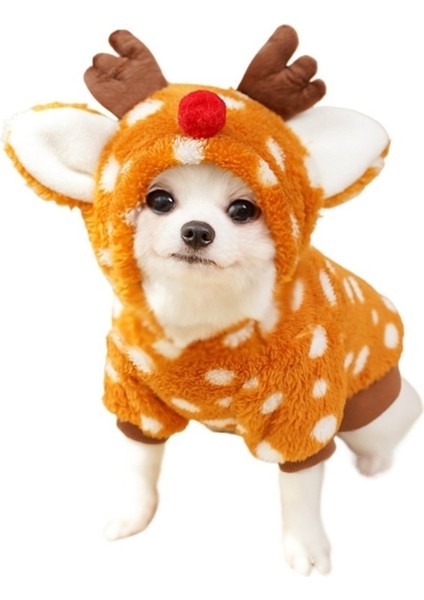 Köpek Noel Geyiği Kıyafeti (Yurt Dışından)