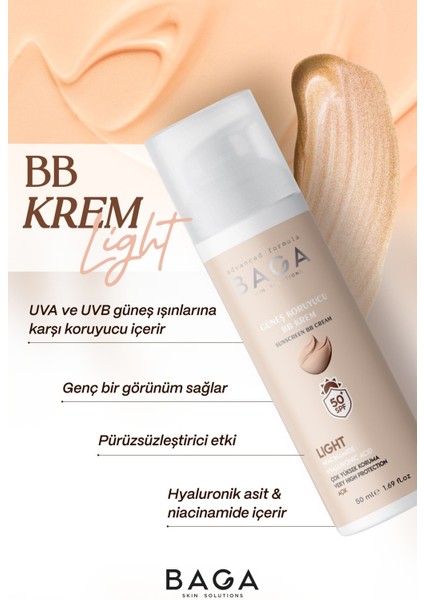 50+Spf Bb Krem Light