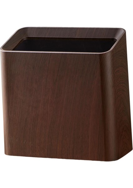 Ahşap Desenli Çöp Kutusu Kapaksız Şık Çok Amaçlı Çöp Kutusu Çöp Kutusu Kahverengi (Yurt Dışından) modelleri