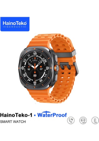 Haino Teko Germany 1 Waterproof Watch 10 Serisi Amoled Ekran Su Geçirmez 3 Kordonlu Akıllı Saat