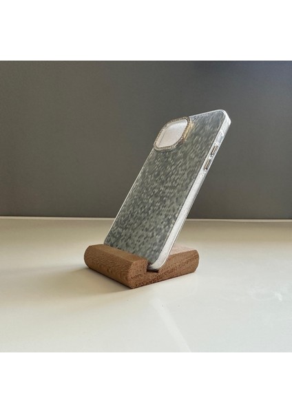 Apple iPhone 15 Pro Taşlı Simli Renkli Kılıf